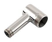 Уголок переходной н/ж "СУНЕРЖА" G 1" нар.р. / G 1/2" нар.р. удл. L-60 мм (Состаренная латунь)