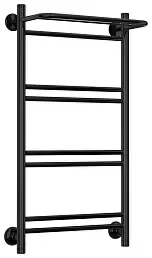Водяной полотенцесушитель Стилье "Версия-Н1" 800х400 (Полка+1+2+2+2) П 16 (Чёрный)
