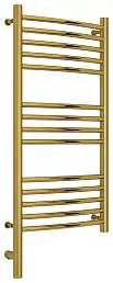 Полотенцесушитель электрический Сунержа Богема 3.0 выгнутая 800х400  МЭМ левый Золото