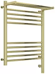 Полотенцесушитель электрический Сунержа Богема с полкой 3.0 600х500 / МЭМ правый Шампань