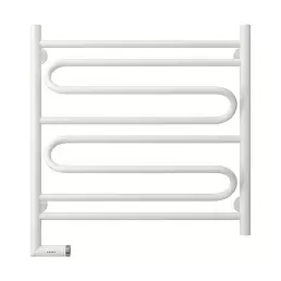 Электрический полотенцесушитель Сунержа ЭЛЕГИЯ 2.0 600х600 / МЭМ левый / матовый белый