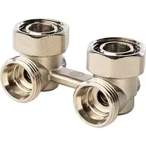 Мультифлекс Stout для двухтрубной системы, угловой 3/4"