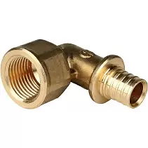 Угольник-переходник Stout с внутренней резьбой 32xG 1" для труб из сшитого полиэтилена 