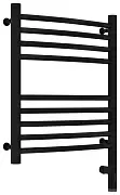 Полотенцесушитель электрический Сунержа Богема 3.0 выгнутая 500х400  МЭМ правый Матовый чёрный