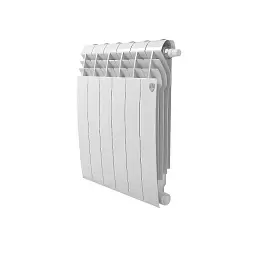 Радиатор биметалл Royal Thermo BiLiner 500 /Bianco Traffico VDR/ 6 секций нижнее правое подключение