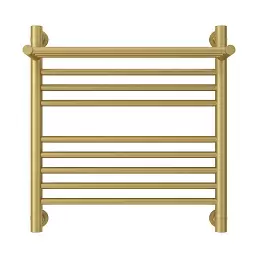 Водяной полотенцесушитель Сунержа Богема с полкой + 500х500 матовое золото