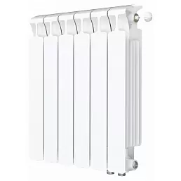 Радиатор биметалл Rifar Monolit Ventil 500 / 6 секций, нижнее правое подключение