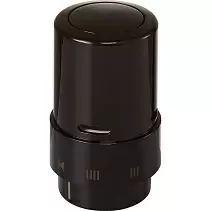 Термоголовка Danfoss RAX жидкостная, черная, Click