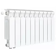 Радиатор биметалл Rifar Monolit Ventil 350 / 10 секций, нижнее левое подключение