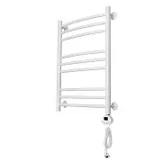 Электрический полотенцесушитель Domoterm с тэном белый Калипсо П9 500x700 БЕЛ ER