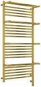 Полотенцесушитель электрический Сунержа Богема с 4 полками 3.0 1200х600 / МЭМ правый Золото
