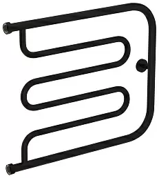 Водяной полотенцесушитель Сунержа Лира+ 500х650 Н. Г. 1 матовый черный