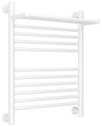 Водяной полотенцесушитель Сунержа Богема с полкой + 600х500 матовый белый