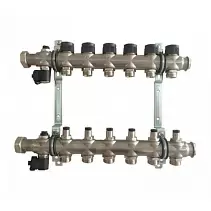 Коллектор Oventrop "Multidis SF" на 6 контуров с регулирующими вставками
