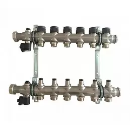 Коллектор Oventrop "Multidis SF" на 6 контуров с регулирующими вставками