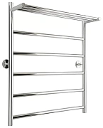 Водяной полотенцесушитель Стилье "Универсал-54" 800х600 (Полка + 5) П 21 (Без покрытия)