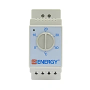 Терморегулятор Energy на DIN-рейку TK05 белый