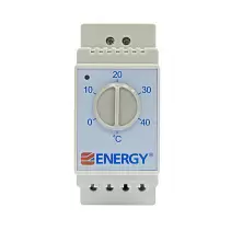 Терморегулятор Energy на DIN-рейку TK05 белый