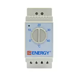 Терморегулятор Energy на DIN-рейку TK05 белый