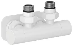 Вентиль 2х1/2" Сунержа угловой скрытый-скрытый EU50 (Белый (RAL-9003))