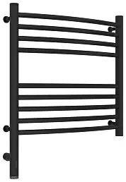 Полотенцесушитель электрический Сунержа Богема 3.0 выгнутая 500х500  МЭМ левый Тёмный титан муар