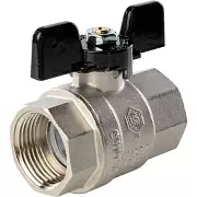 Кран шаровой Stout полнопроходной, ВР/ВР, ручка бабочка 1"