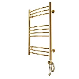 Электрический полотенцесушитель Domoterm с тэном Калипсо П10 500x800 ER золото