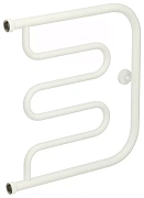 Водяной полотенцесушитель Сунержа Лира+ 500х500 Н. Г. 1 матовый белый