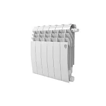 Радиатор биметалл Royal Thermo BiLiner 350 /Bianco Traffico VDR/ 6 секций нижнее правое подключение