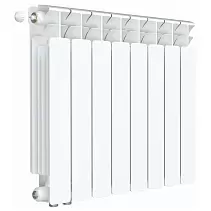 Радиатор биметалл Rifar Base Ventil 500 / 8 секций, нижнее левое подключение