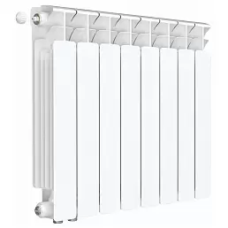 Радиатор биметалл Rifar Base Ventil 500 / 8 секций, нижнее левое подключение