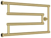 Водяной полотенцесушитель Сунержа High-Tech model G+ 320х650 матовая шампань