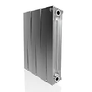 Радиатор биметаллический Royal Thermo PianoForte 500 /Silver Satin/ 6 секций