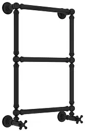 Водяной полотенцесушитель Сунержа Ренессанс 1304 660х400 матовый черный