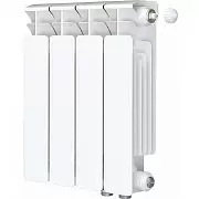 Радиатор биметалл Rifar Base Ventil 350 / 4 секции, нижнее правое подключение
