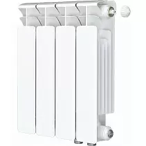 Радиатор биметалл Rifar Base Ventil 350 / 4 секции, нижнее правое подключение