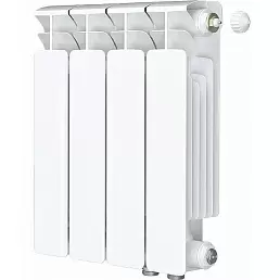 Радиатор биметалл Rifar Base Ventil 350 / 4 секции, нижнее правое подключение