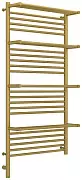 Полотенцесушитель электрический Сунержа Богема с 4 полками 3.0 1200х600 / МЭМ левый Матовое золото