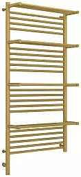 Полотенцесушитель электрический Сунержа Богема с 4 полками 3.0 1200х600 / МЭМ левый Матовое золото