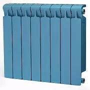 Радиатор биметаллический Rifar Monolit 500 Сапфир / RAL 5024 / 4 секции