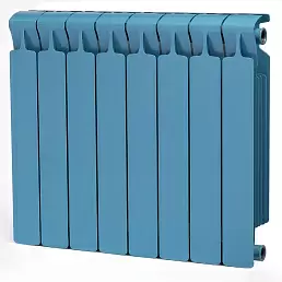 Радиатор биметаллический Rifar Monolit 500 Сапфир / RAL 5024 / 4 секции