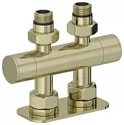 Вентиль 2х1/2" Сунержа прямой скрытый-скрытый EU50 (Шампань)