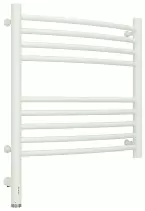 Полотенцесушитель электрический Сунержа Богема 3.0 выгнутая 500х500  МЭМ левый Матовый белый