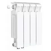 Радиатор биметалл Rifar Monolit Ventil 350 / 4 секции, нижнее левое подключение