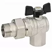 Кран шаровой Bugatti Oregon угловой Н-В 1/2", ручка-бабочка, арт.05940001