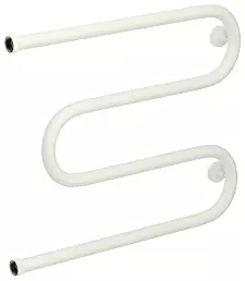 Водяной полотенцесушитель Сунержа М-образный+ 500х650 Н. Г. 1 матовый белый