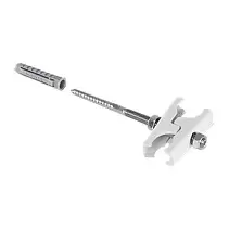 Держатель для трубчатых радиаторов Arbonia, L=130 мм, белый RAL 9016