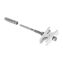 Держатель для трубчатых радиаторов Arbonia, L=130 мм, белый RAL 9016