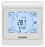 Терморегулятор E 91.716 программируемый сенсорный белый