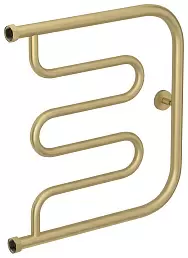 Водяной полотенцесушитель Сунержа Лира+ 500х500 Н. Г. 1 матовая шампань